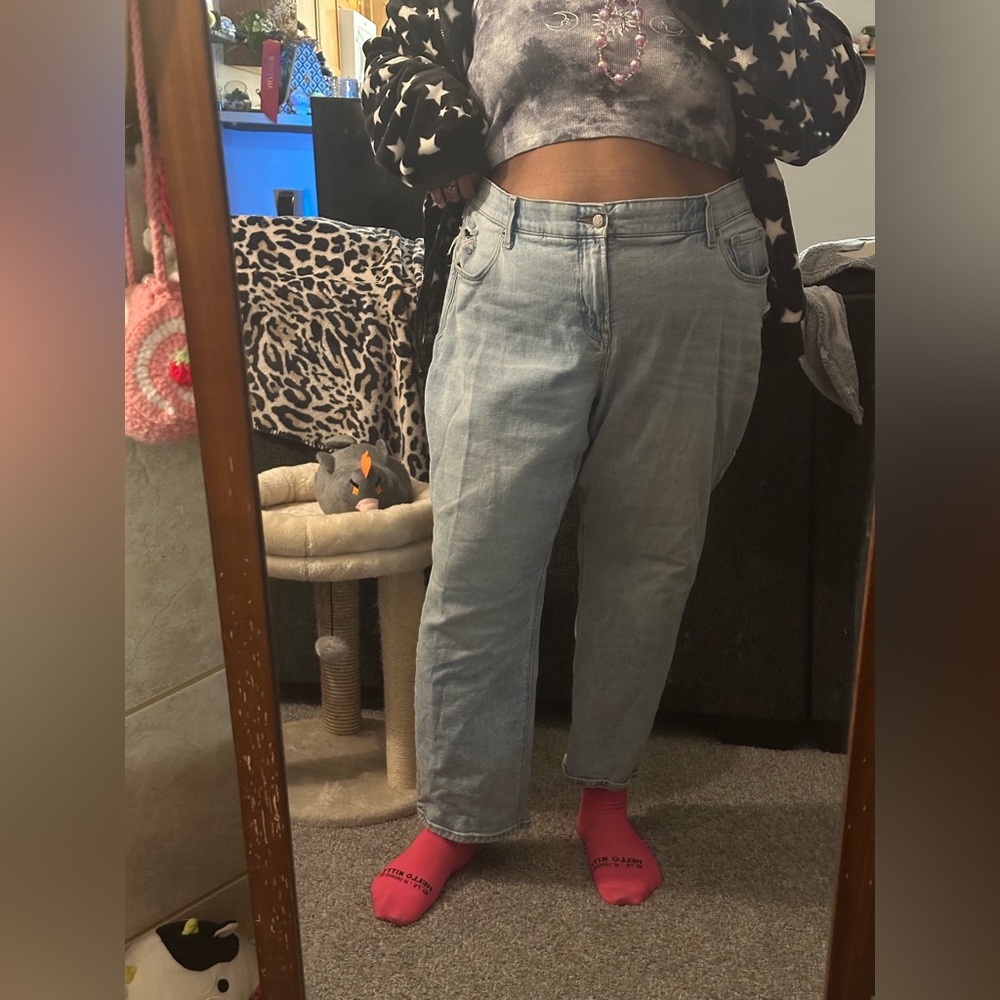 Old Navy Light Wash Straight Leg Jeans